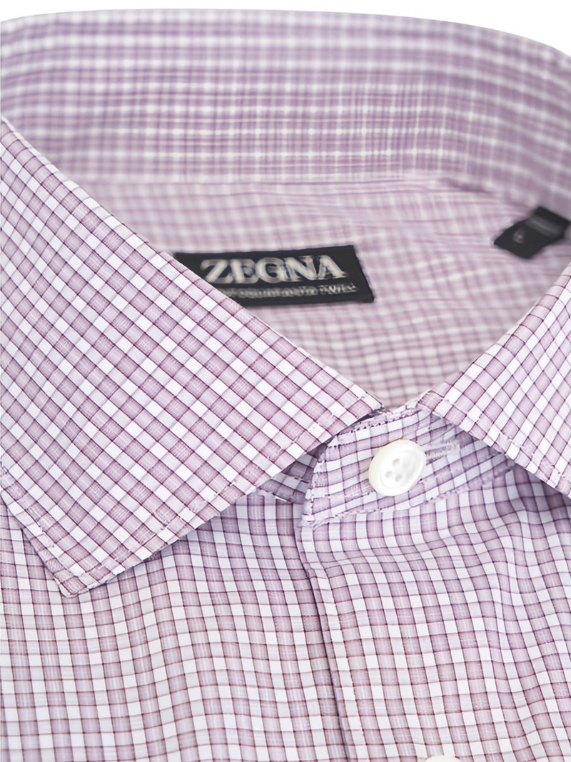 ZEGNA checked button shirt outlook