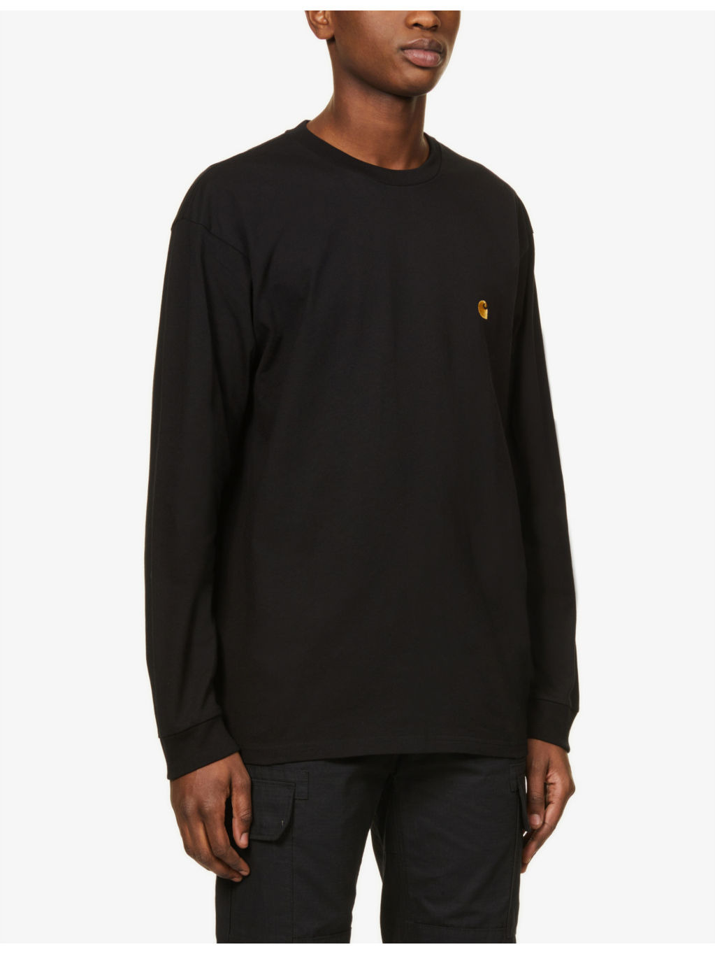 Chase logo-embroidered cotton-jersey T-shirt - 3