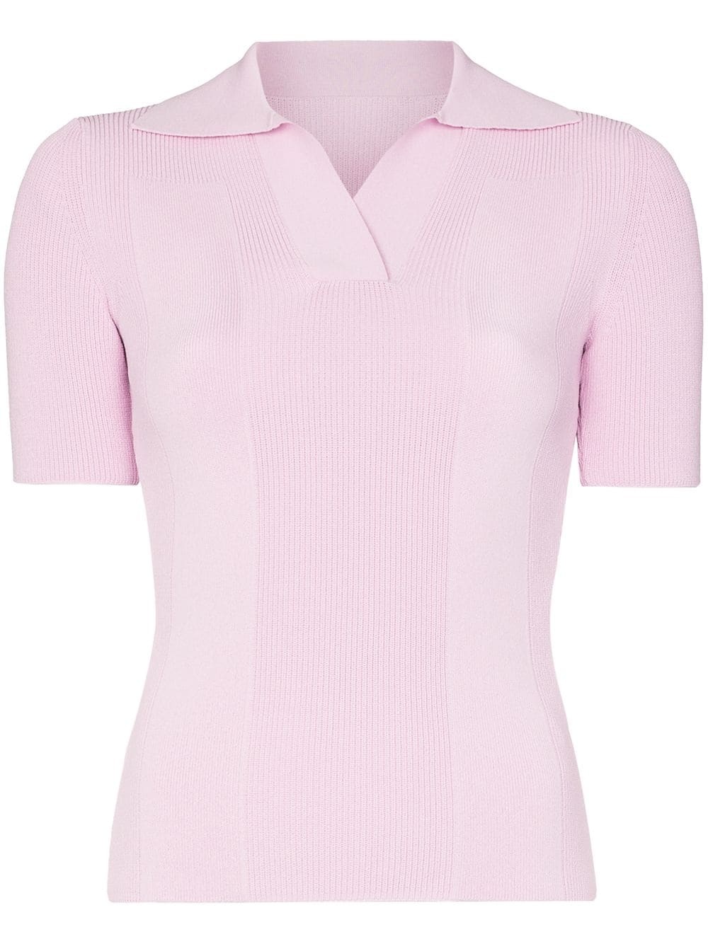 open-back polo top - 1