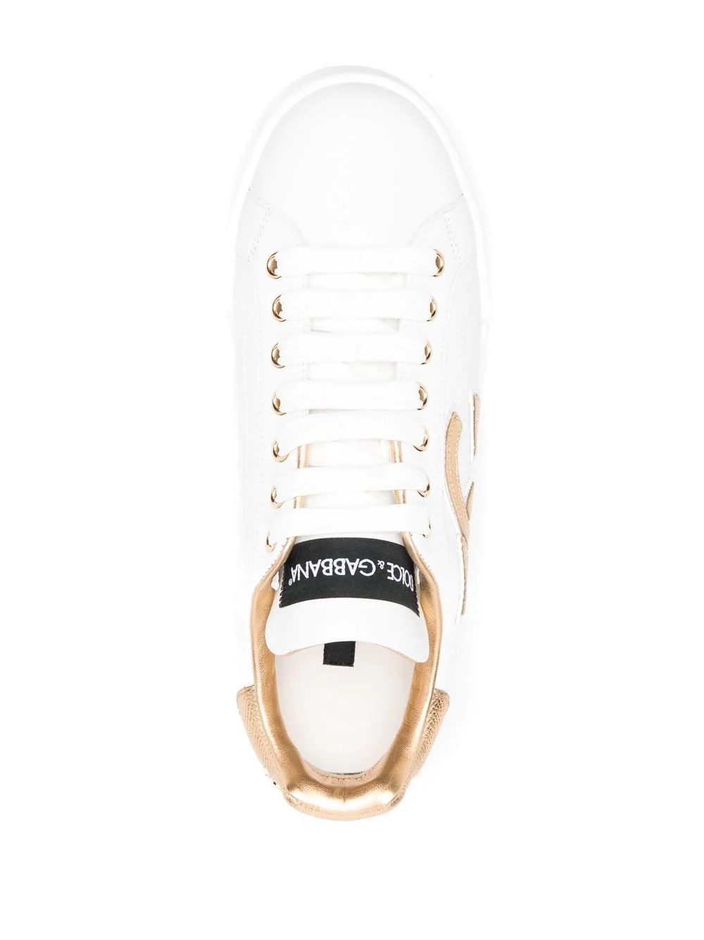 DG-embellished low-top sneakers - 4