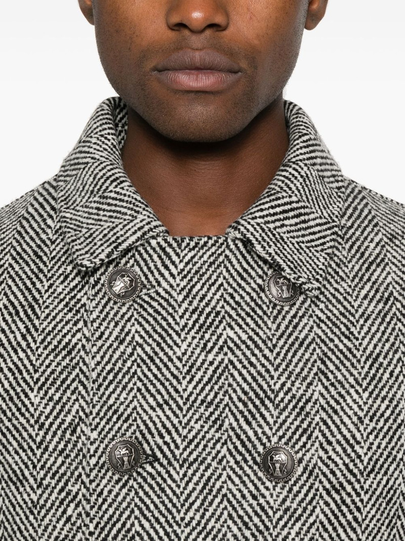 chevron virgin wool peacoat 5