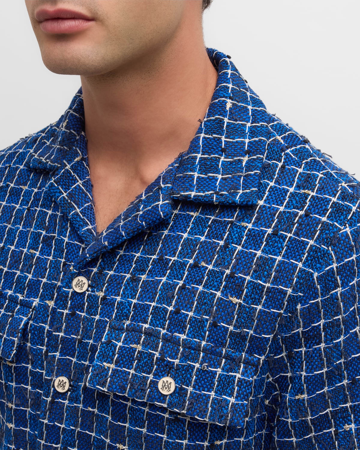 Men's Boucle Camp Shirt - 7