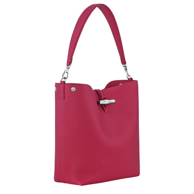 Le Roseau M Shoulder bag Beetroot - Leather 3