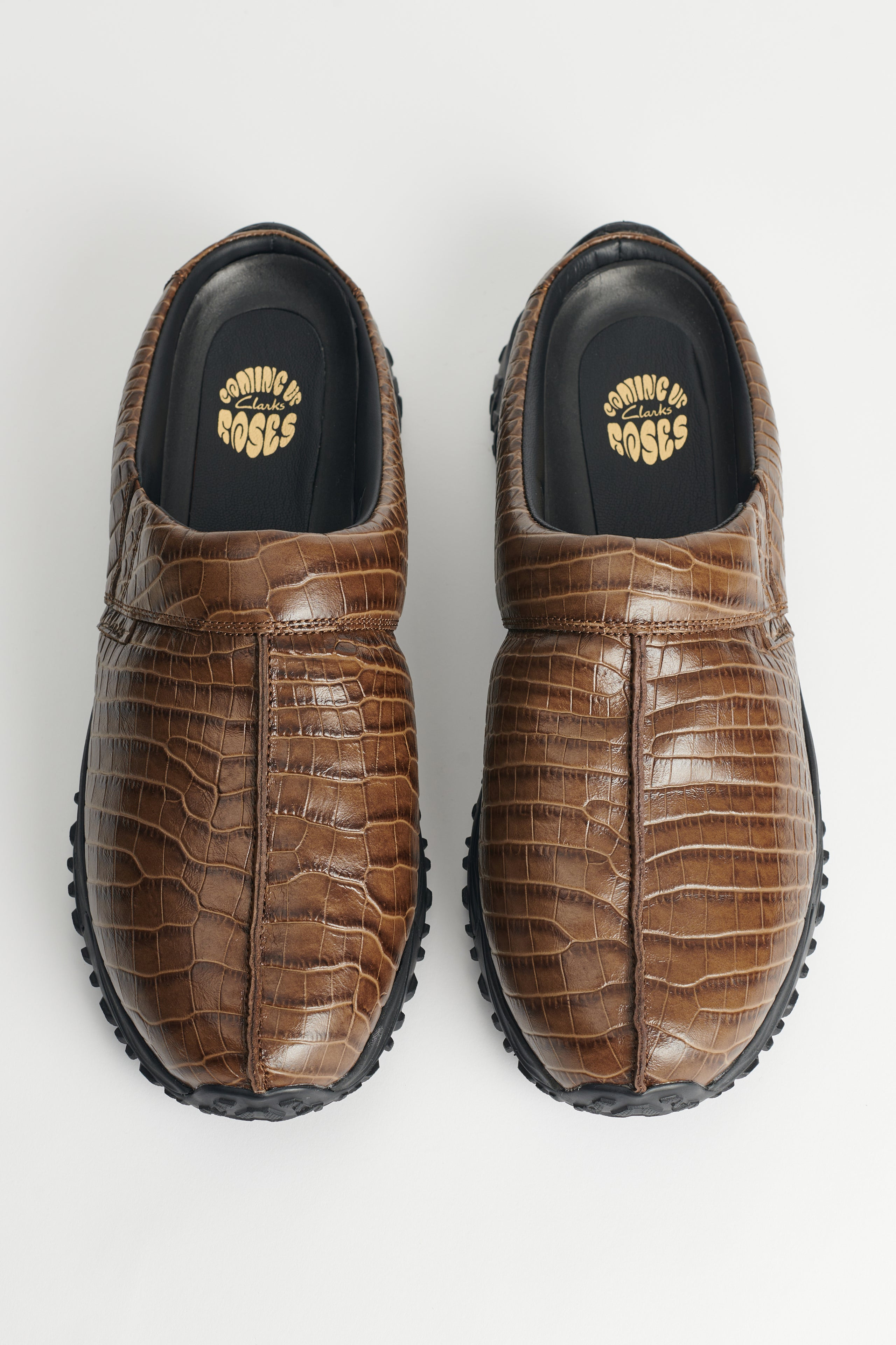 MARTINE ROSE X CLARKS CLOG BROWN CROC - 5