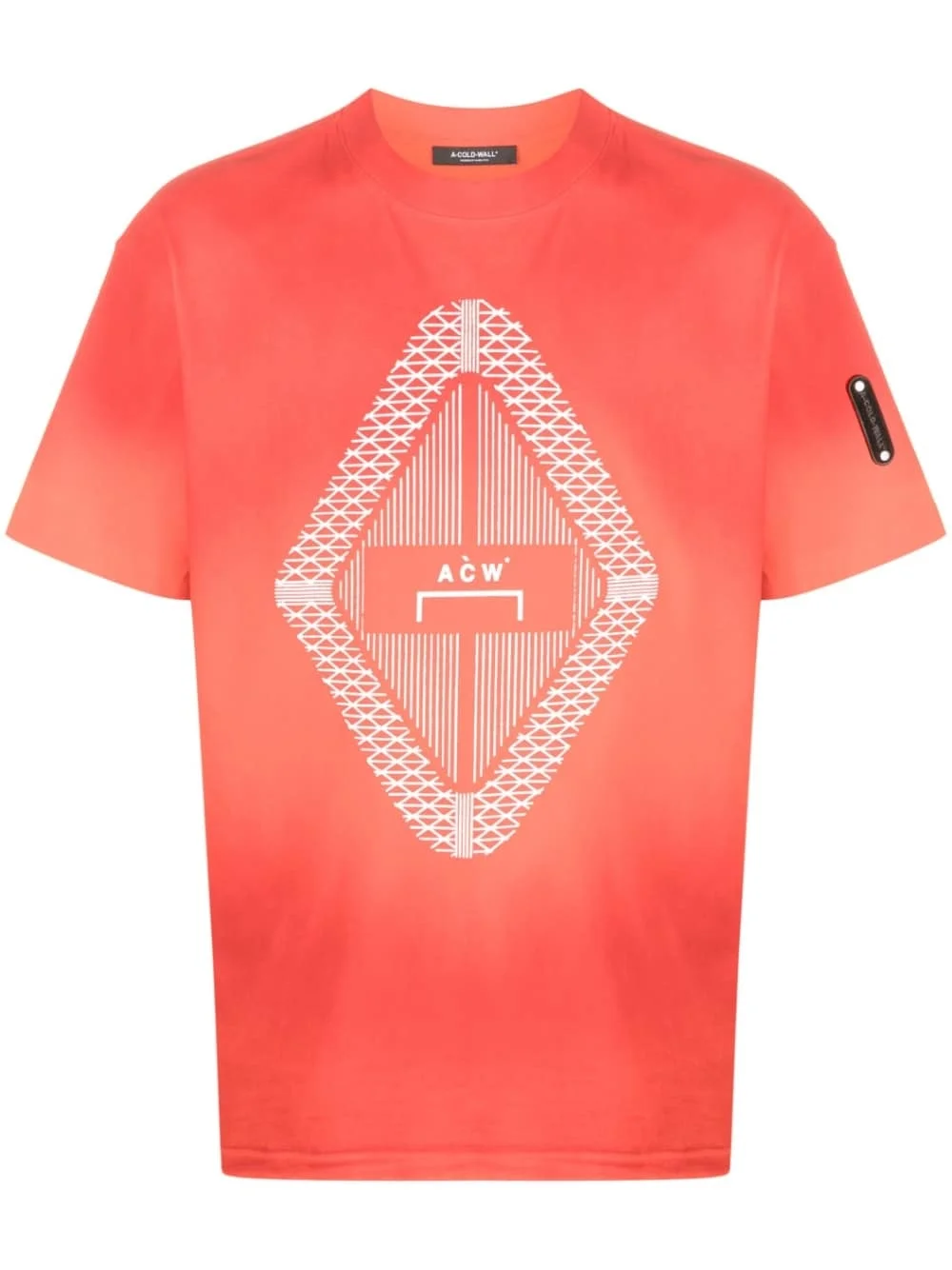 Gradient logo-print T-shirt - 1