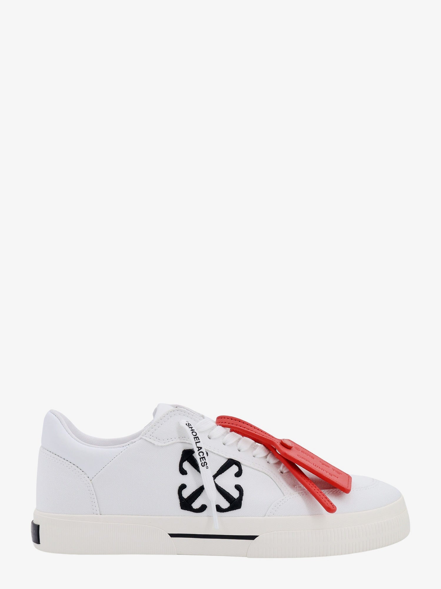 Off White Man New Low Vulcanized Man White Sneakers - 1