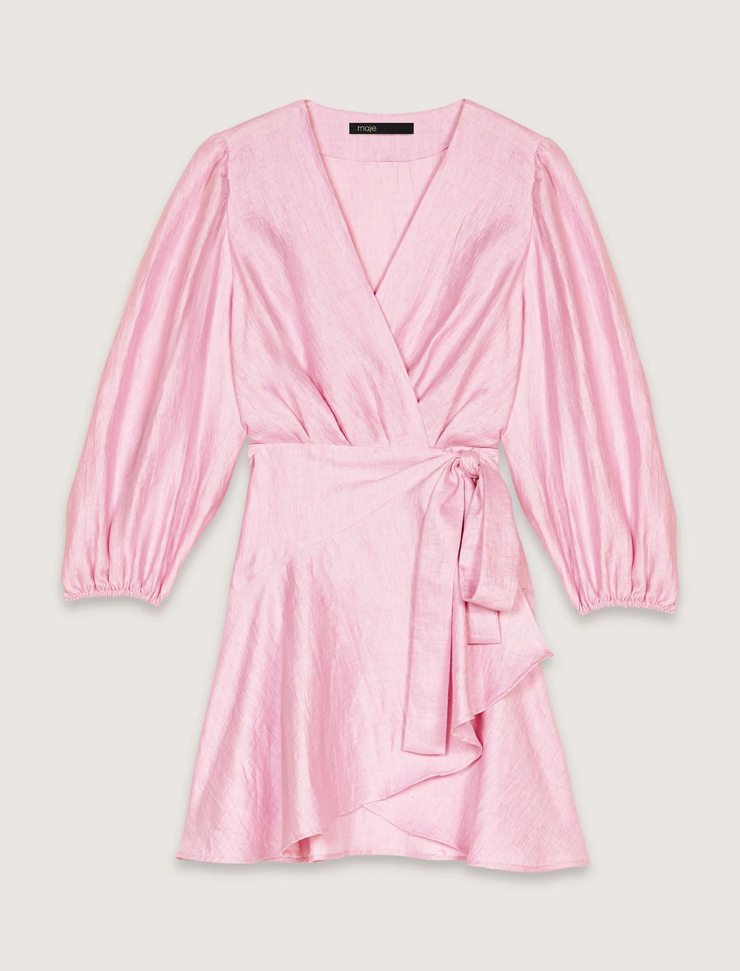 Linen wrap dress - 1