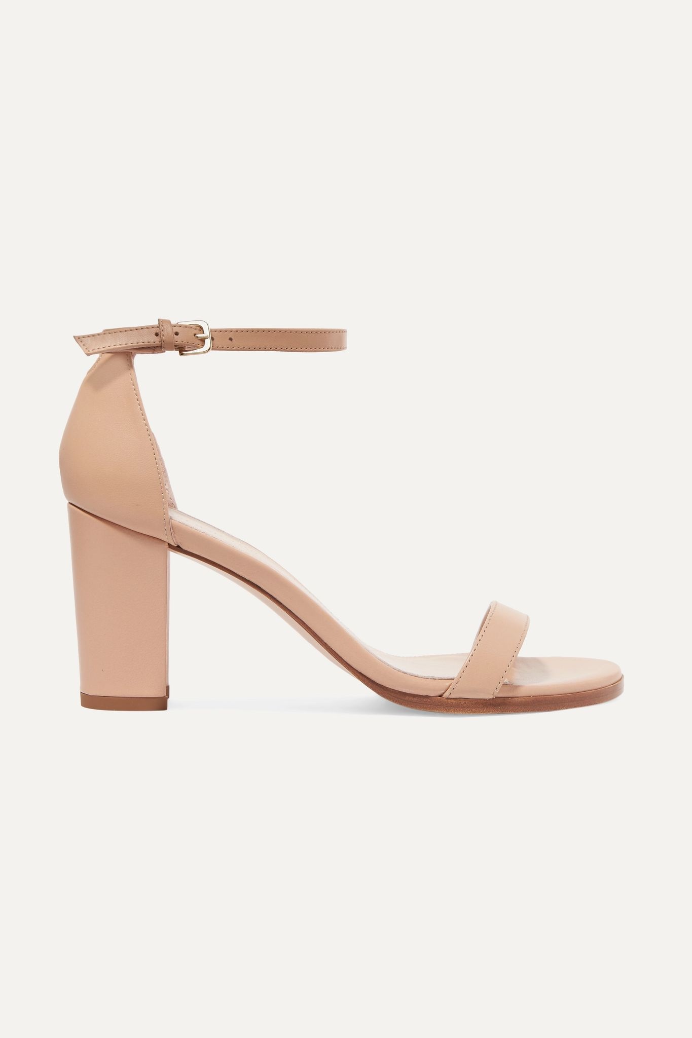 NearlyNude leather sandals  - 1