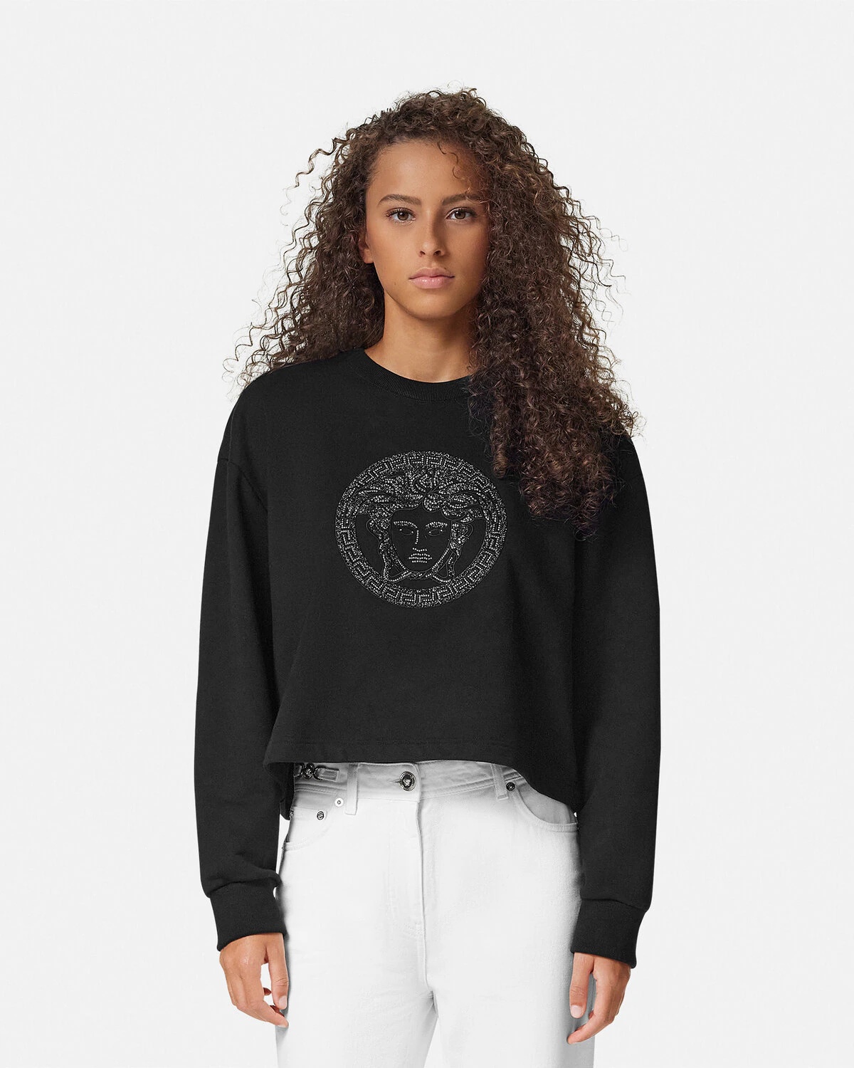 Embellished Medusa Sweatshirt - 4