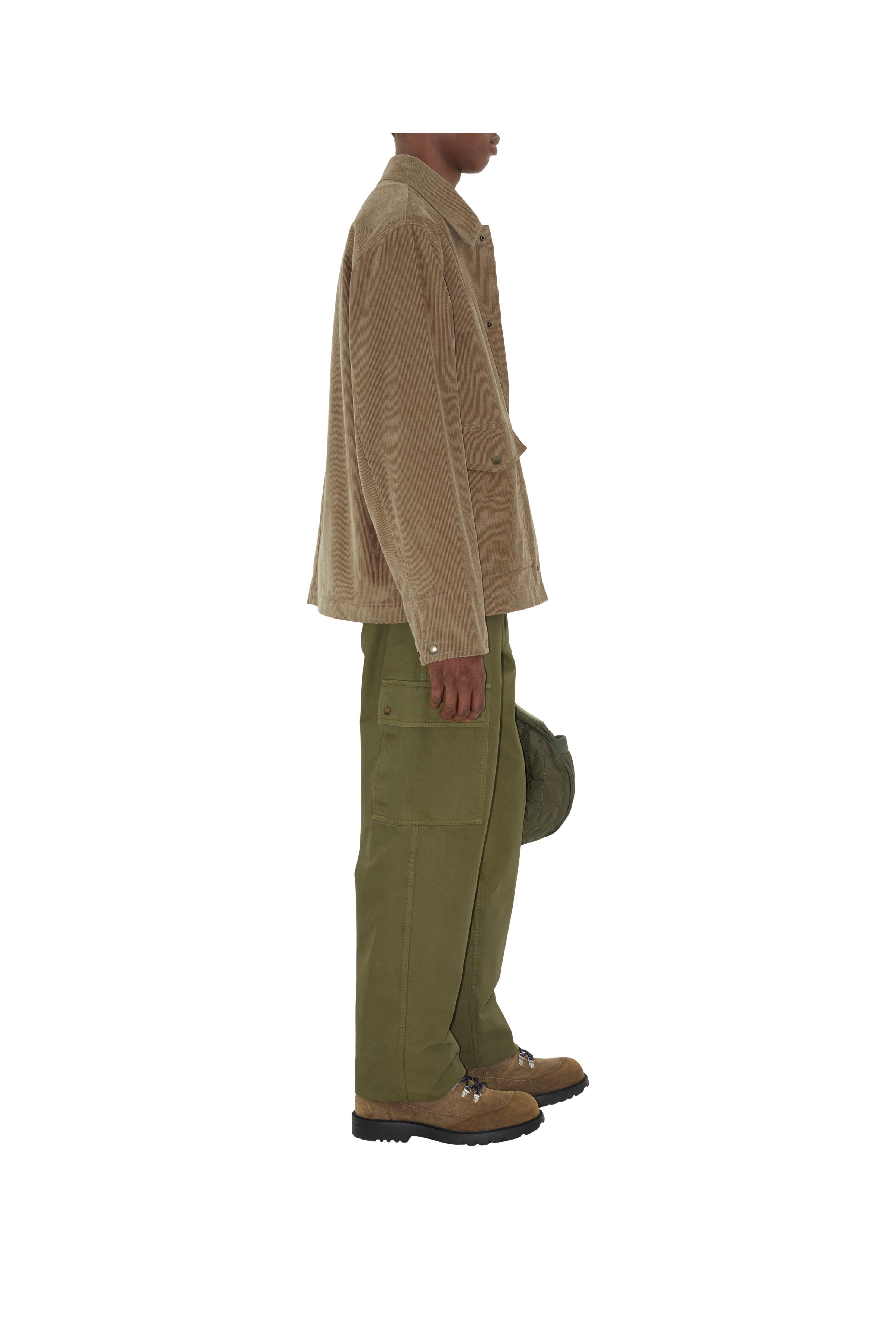 burberry Corduroy Jacket in Puddle Beige at Nordstrom - 3