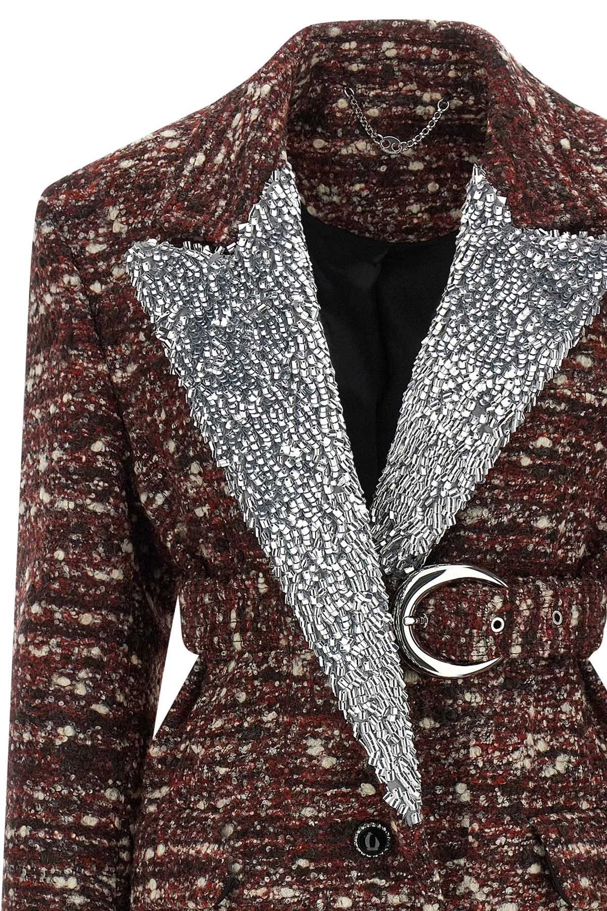 Bouclé wool coat - 5