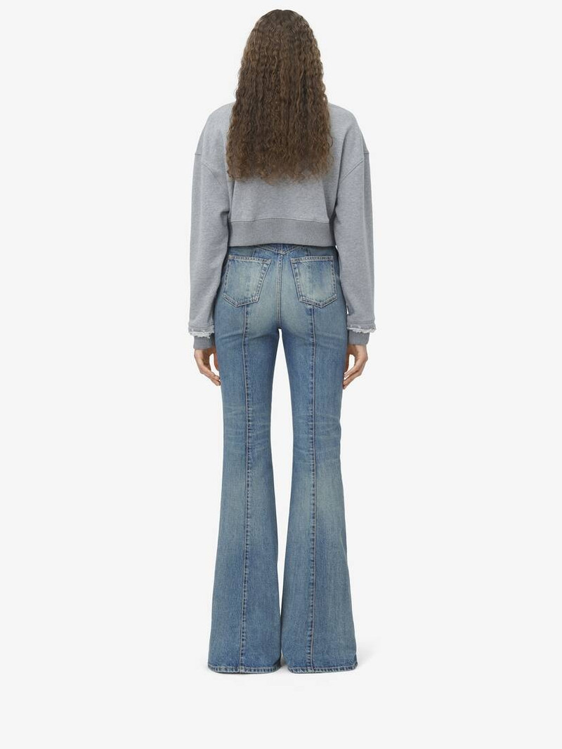 McQueen Logo Cropped Sweatshirt 5