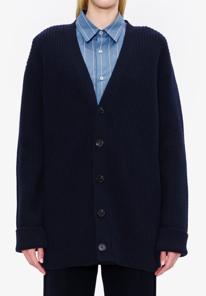WOOL-CASHMERE UNISEX CARDIGAN 4