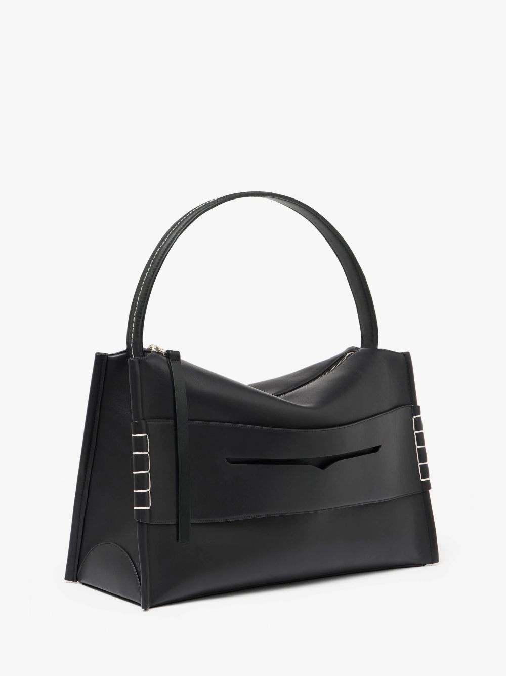 JW Anderson ブラック Loafer バッグ LARGE LOAFER BAG - LEATHER SHOULDER BAG – JW Anderson