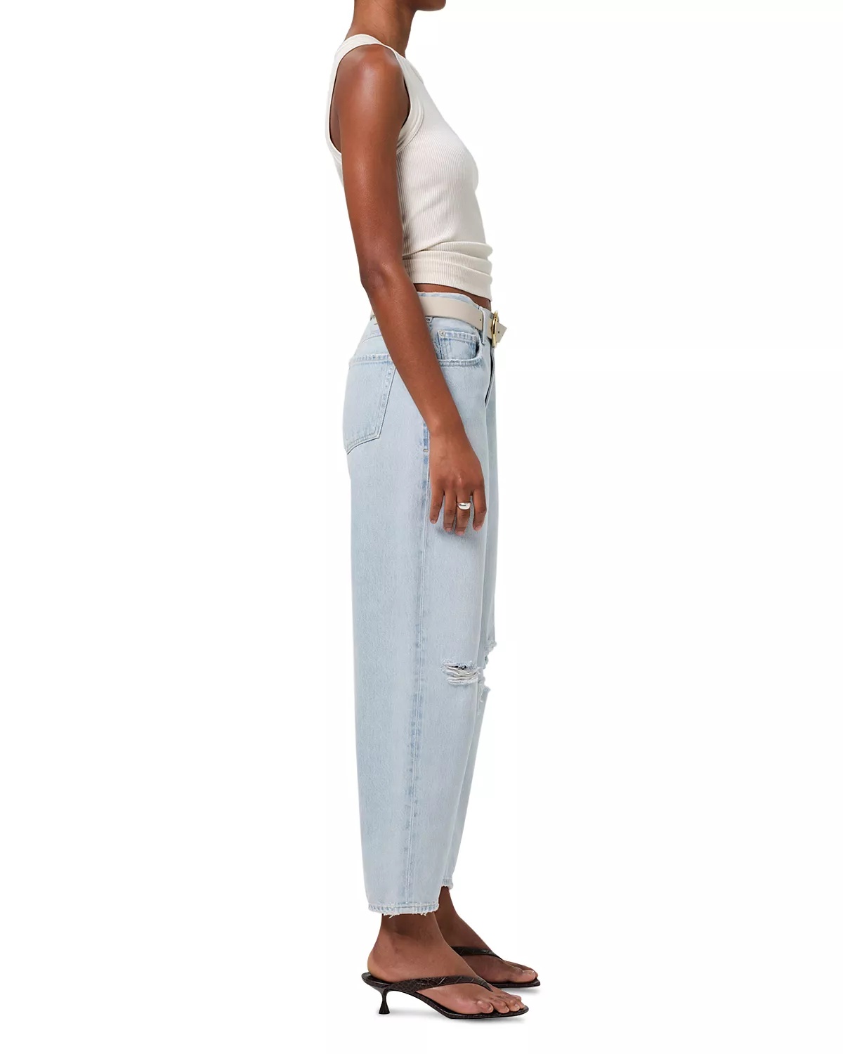 Miro High Rise Relaxed Jeans in Liri - 4