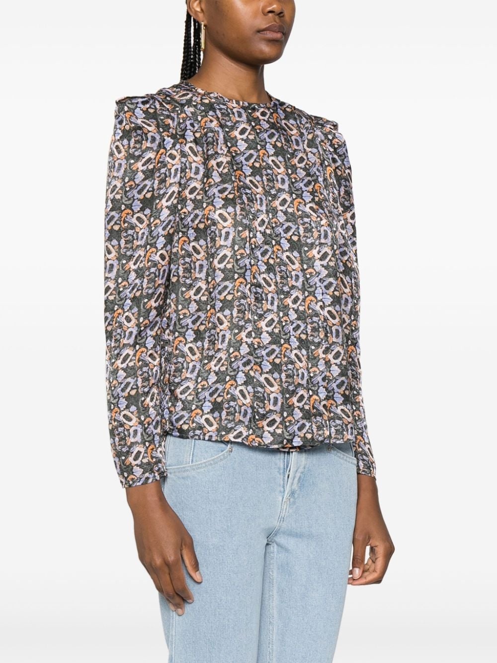 Lensy floral-print blouse - 3