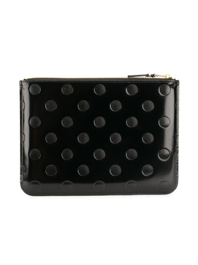 Comme Des Garçons embossed polka dots wallet outlook