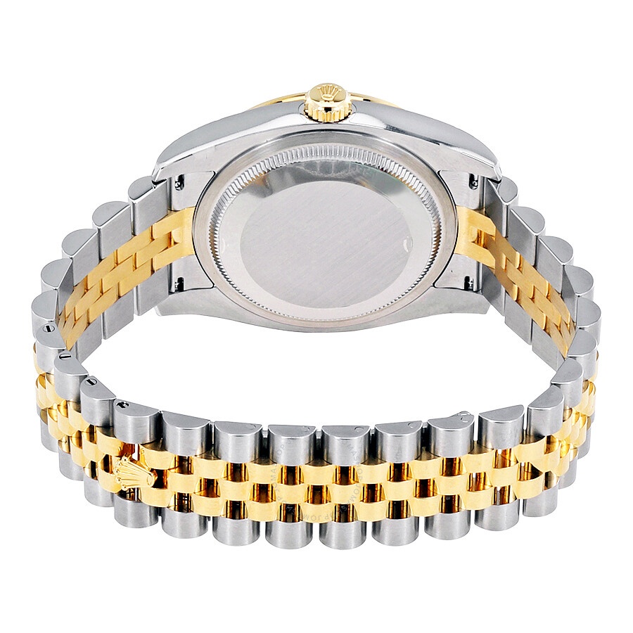 Rolex Oyster Perpetual Datejust 36 Champagne Dial Stainless Steel and 18K Yellow Gold Jubilee Bracel - 3
