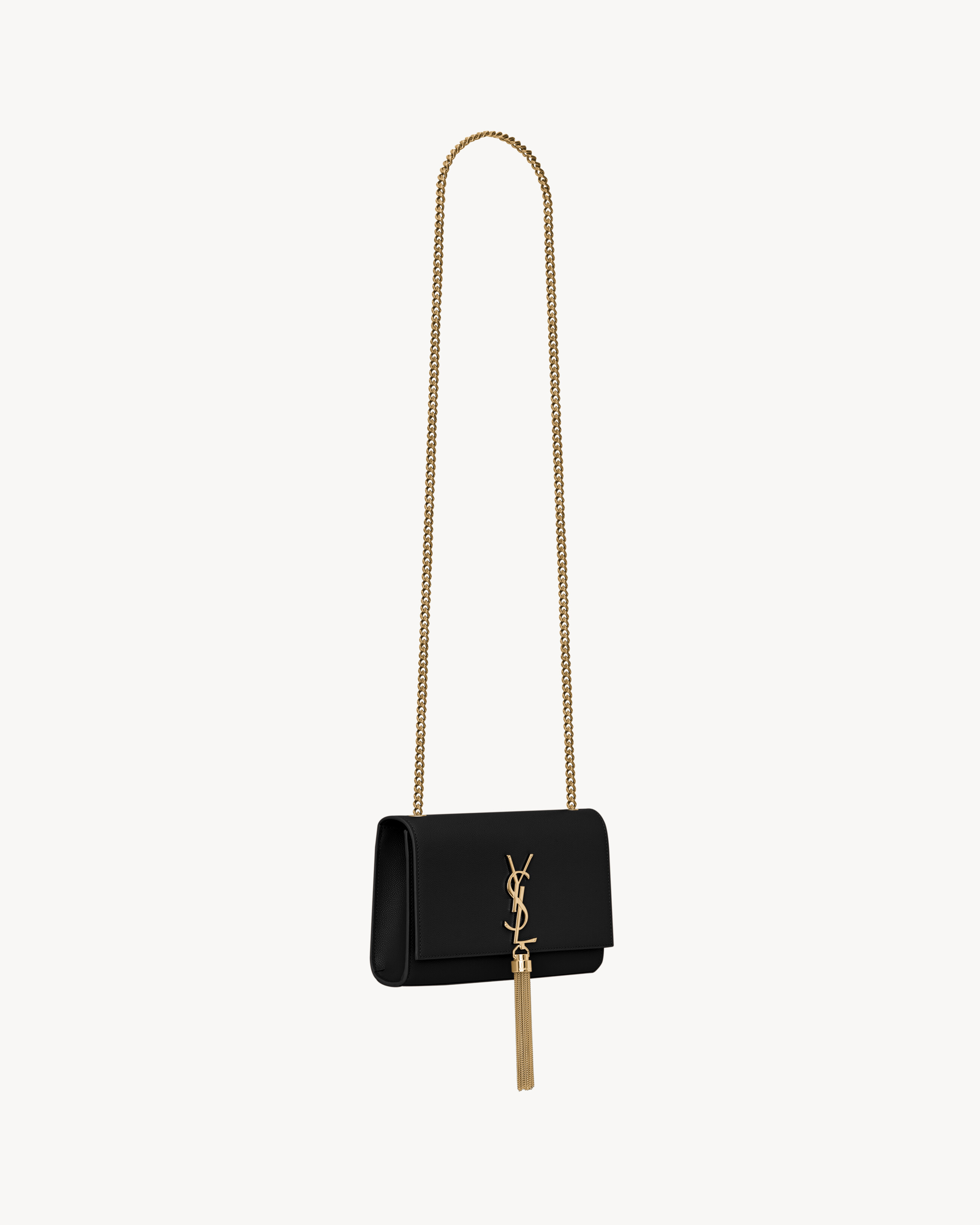 KATE SMALL TASSEL IN GRAIN DE POUDRE EMBOSSED LEATHER - 5