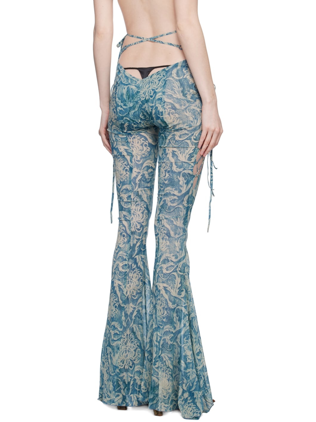 Blue Glimmer Trousers - 3