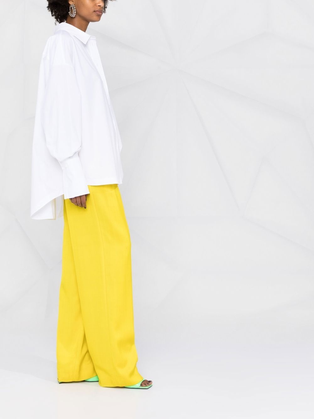 Diana asymmetric button-up shirt - 6
