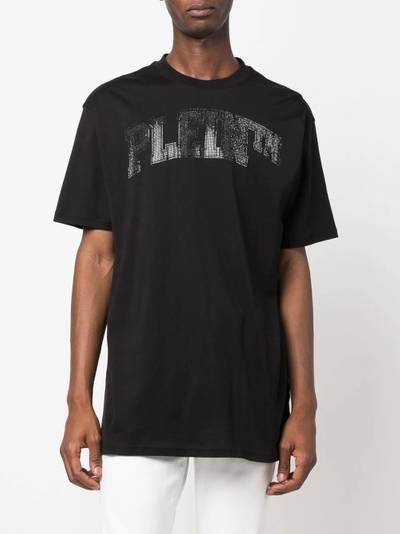 PHILIPP PLEIN Stones logo-embellished T-shirt outlook