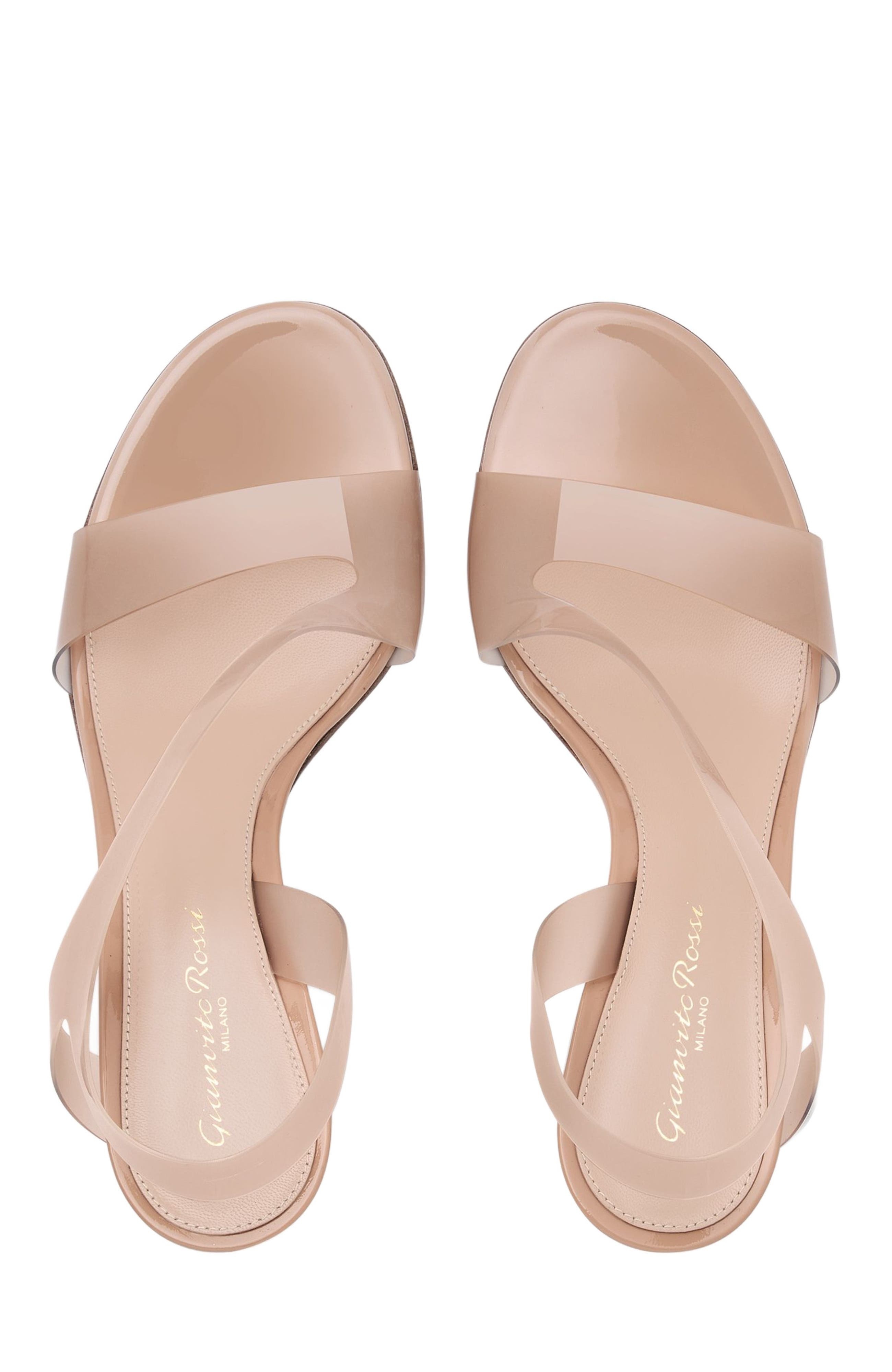 Gianvito Rossi Metropolis 70 Sandals in Beige at Nordstrom - 3