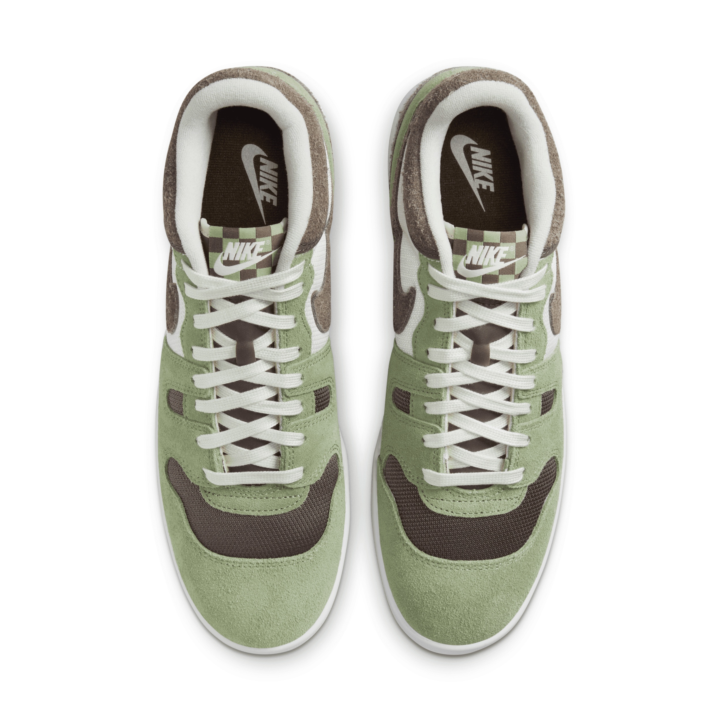 Nike Sneakers Attack Men\'s Size 11.5 Green White Sudede Athletic Shoes  300 New Nike Attack Men main image 4