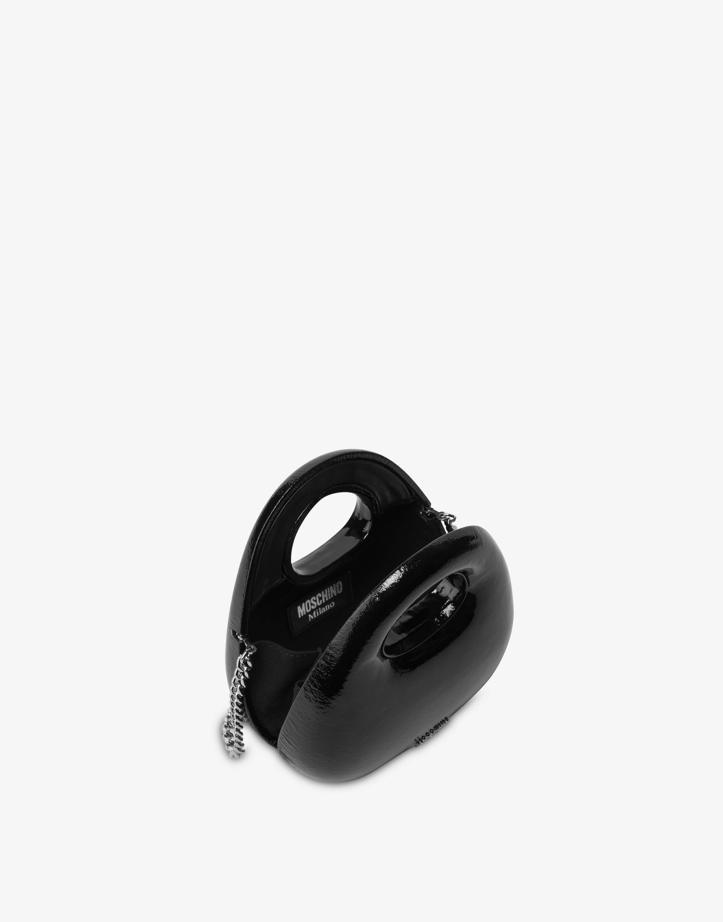 PATENT LEATHER MINI GUSSET BAG - 3