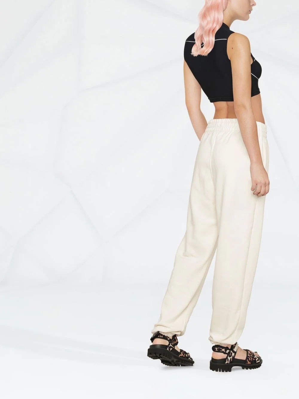 tapered track pants - 3