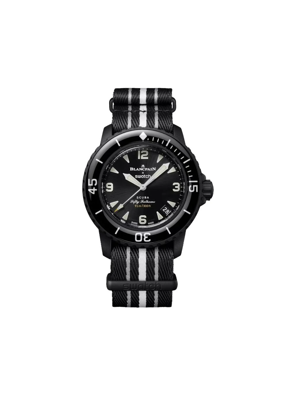 x Swatch Ocean Of Storms 42.3mm watch - 1