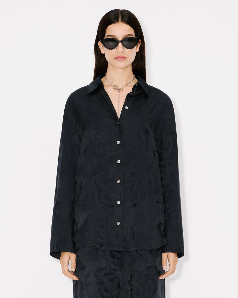 'KENZO Peonies' shirt in silk viscose 3