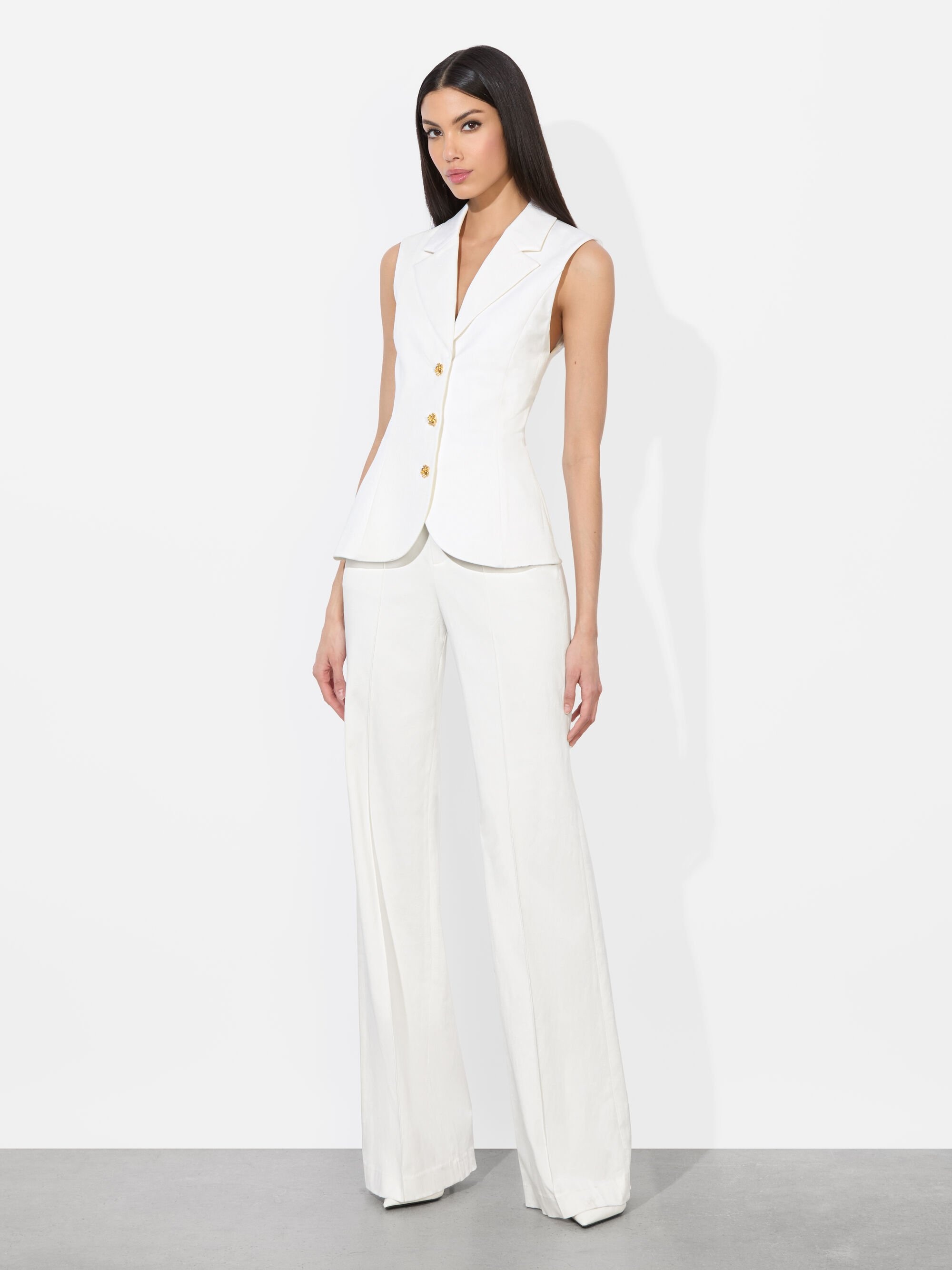 SAMMIE SCULPTED BLAZER VEST - 6