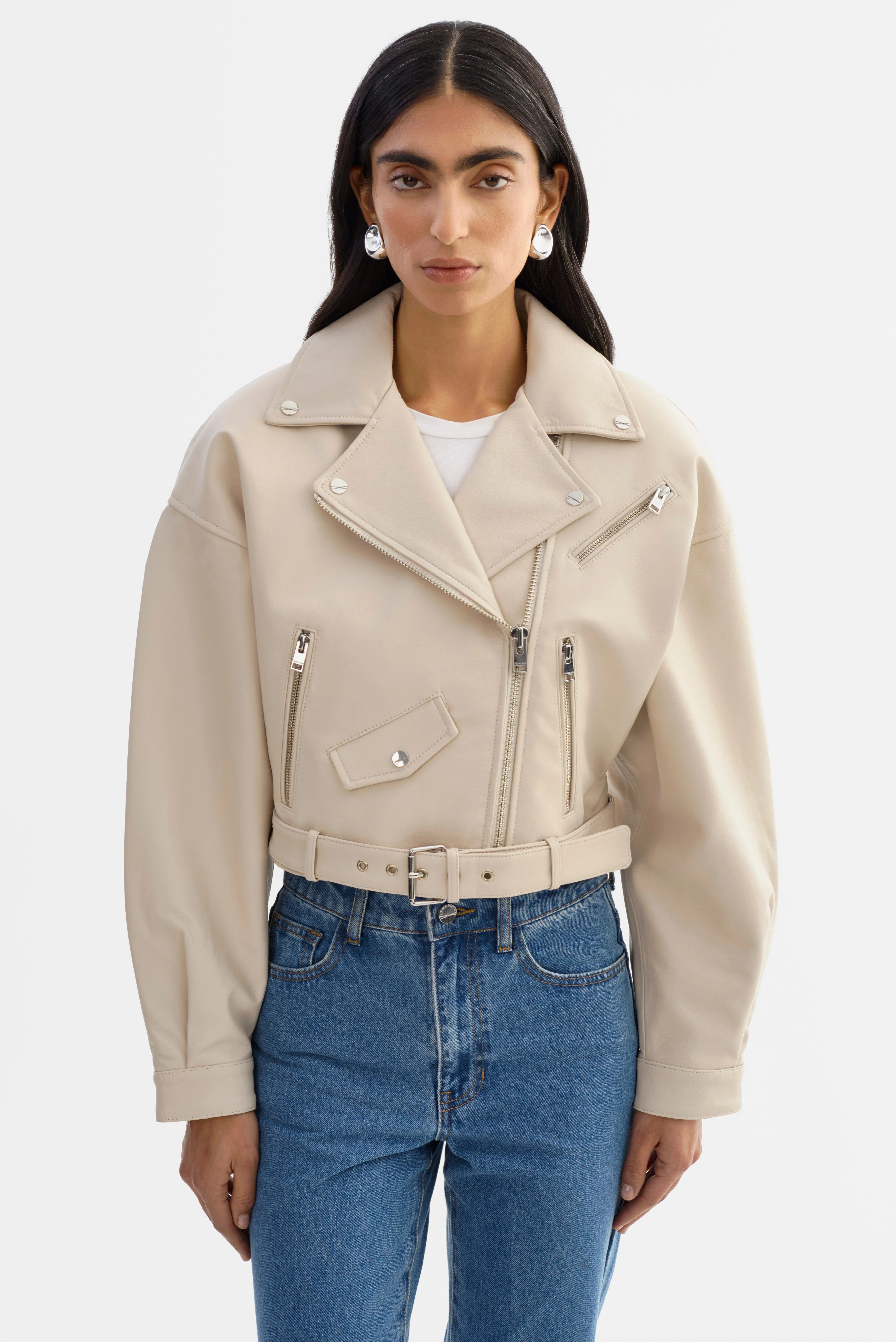 DYLAN | 80's Leather Biker Jacket - 1