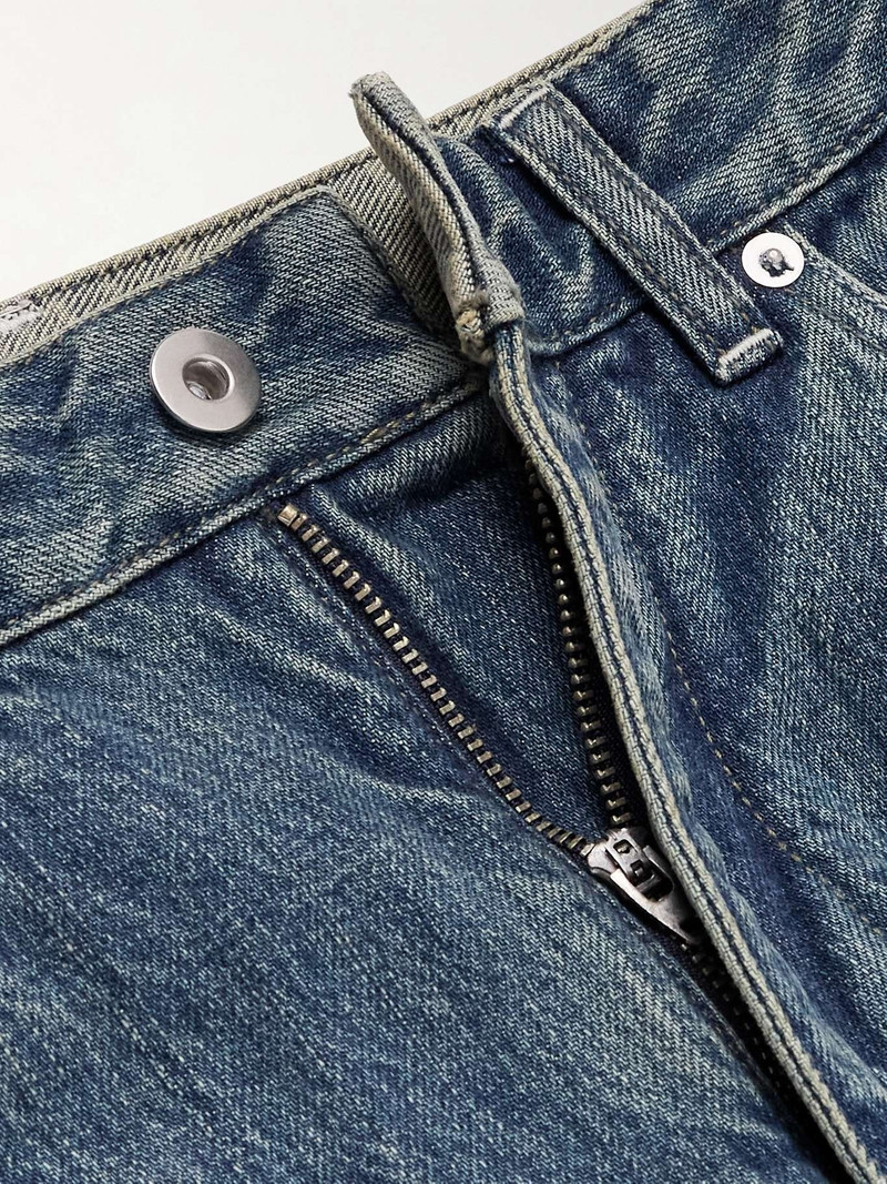 High-rise straight-leg jeans Blue 5