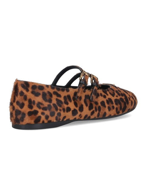 Prada Women Animal Print Ballet Flats - 4
