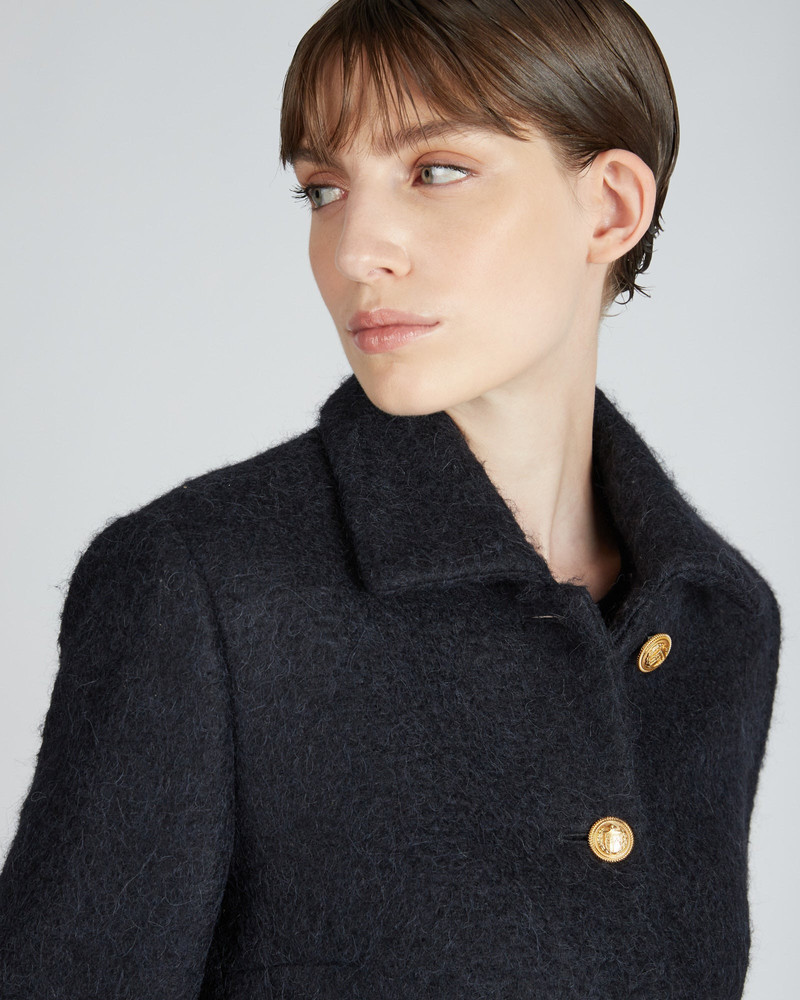 Wool bouclé regular fit jacket 4