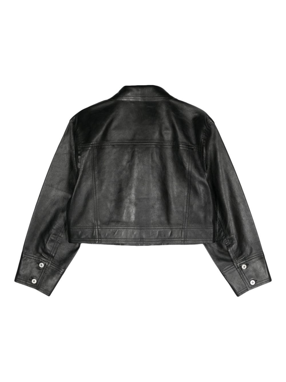 Phyllis Jean leather jacket - 2