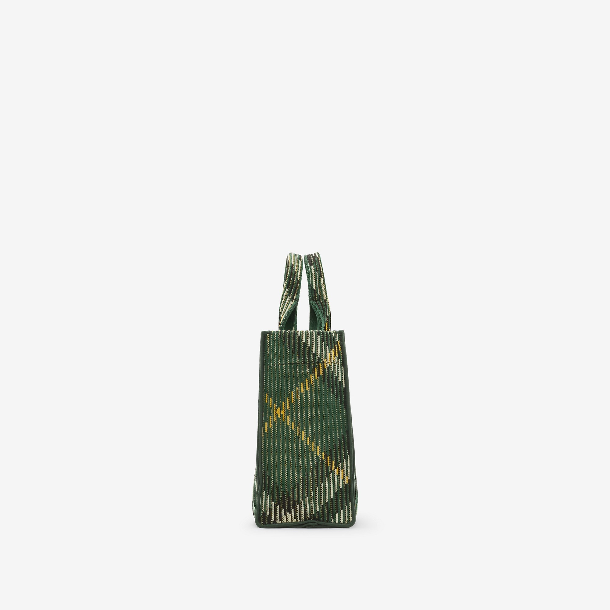 Mini Check Knitted Tote - 5