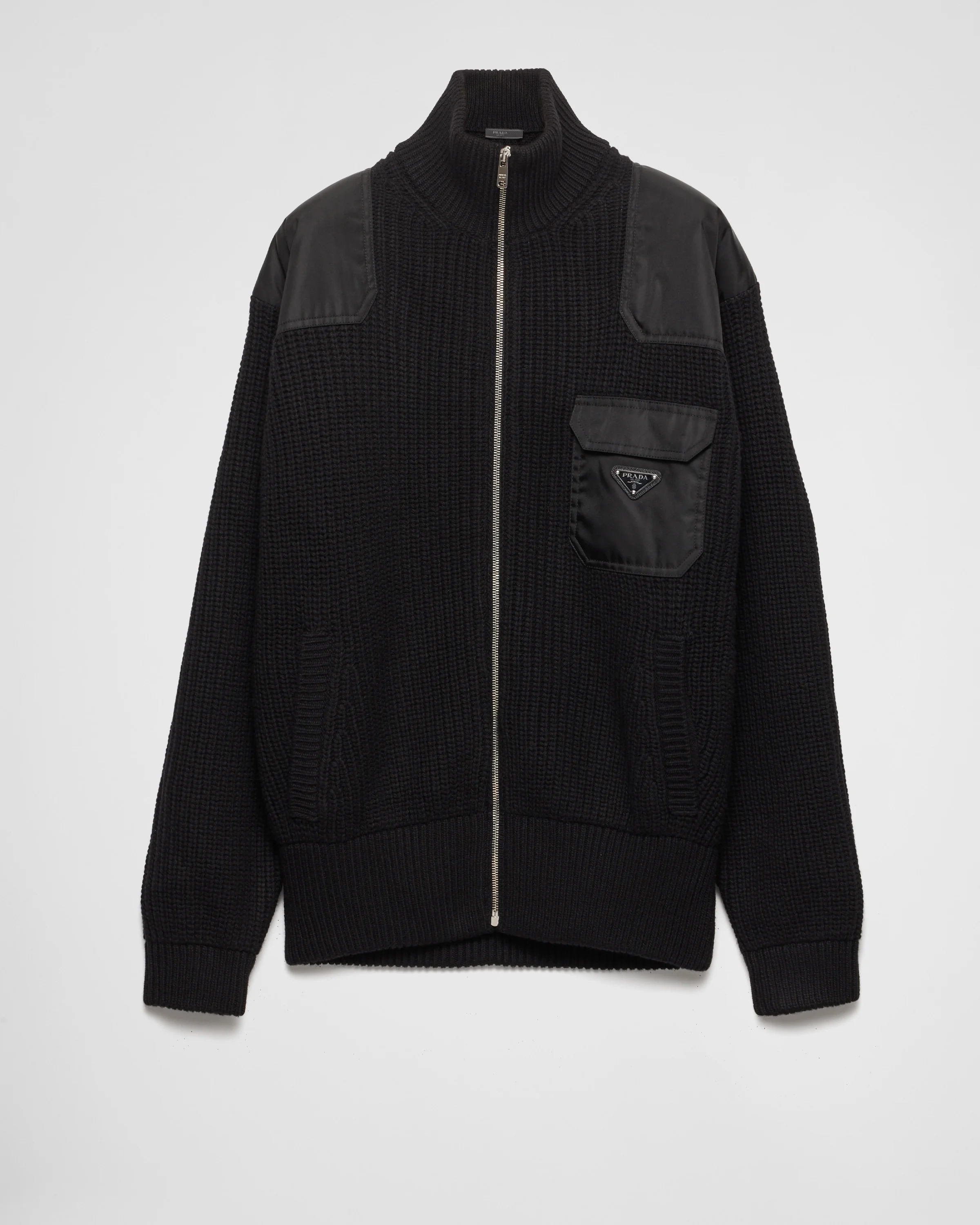 Wool and cashmere cardigan - 1