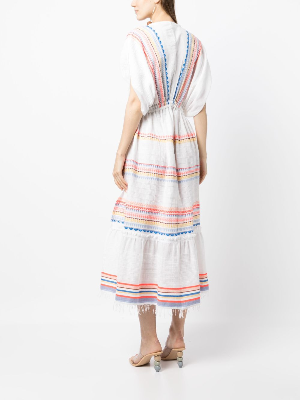 Bekah plunging V-neck dress - 4