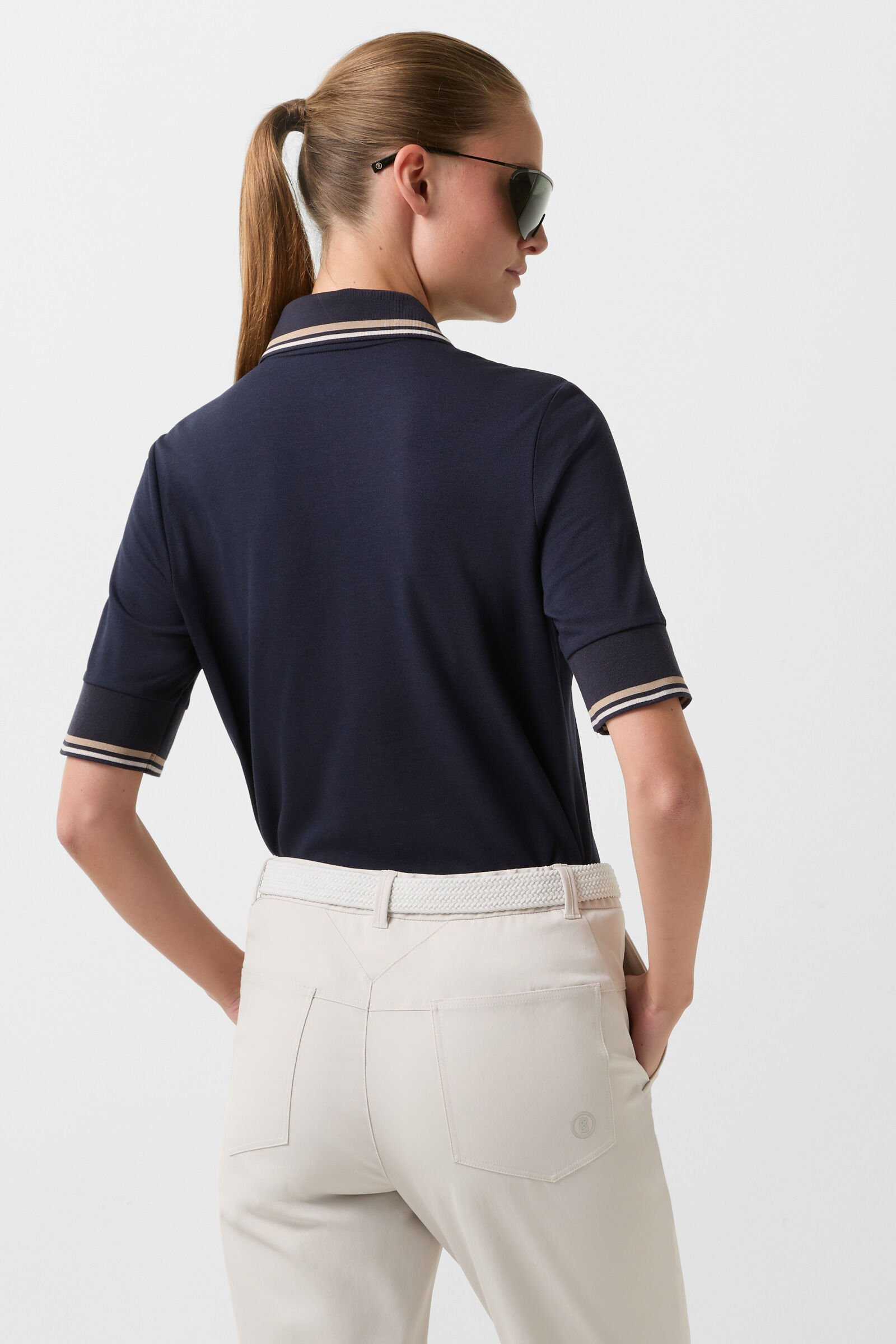 Elenor polo shirt in Navy blue - 3