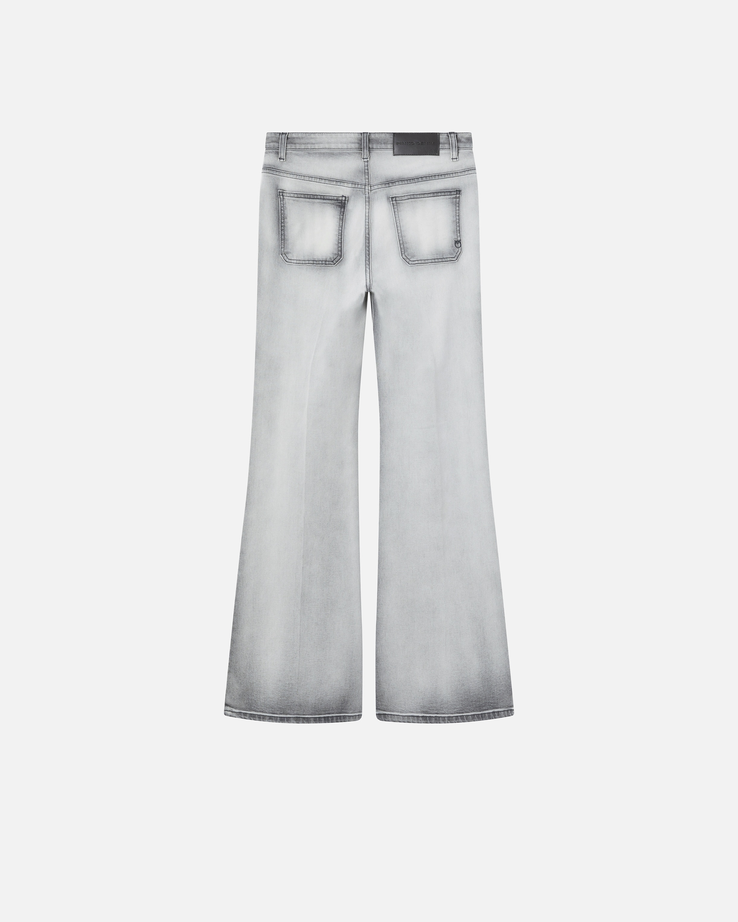 LIGHT GREY FLARED JEANS - 6