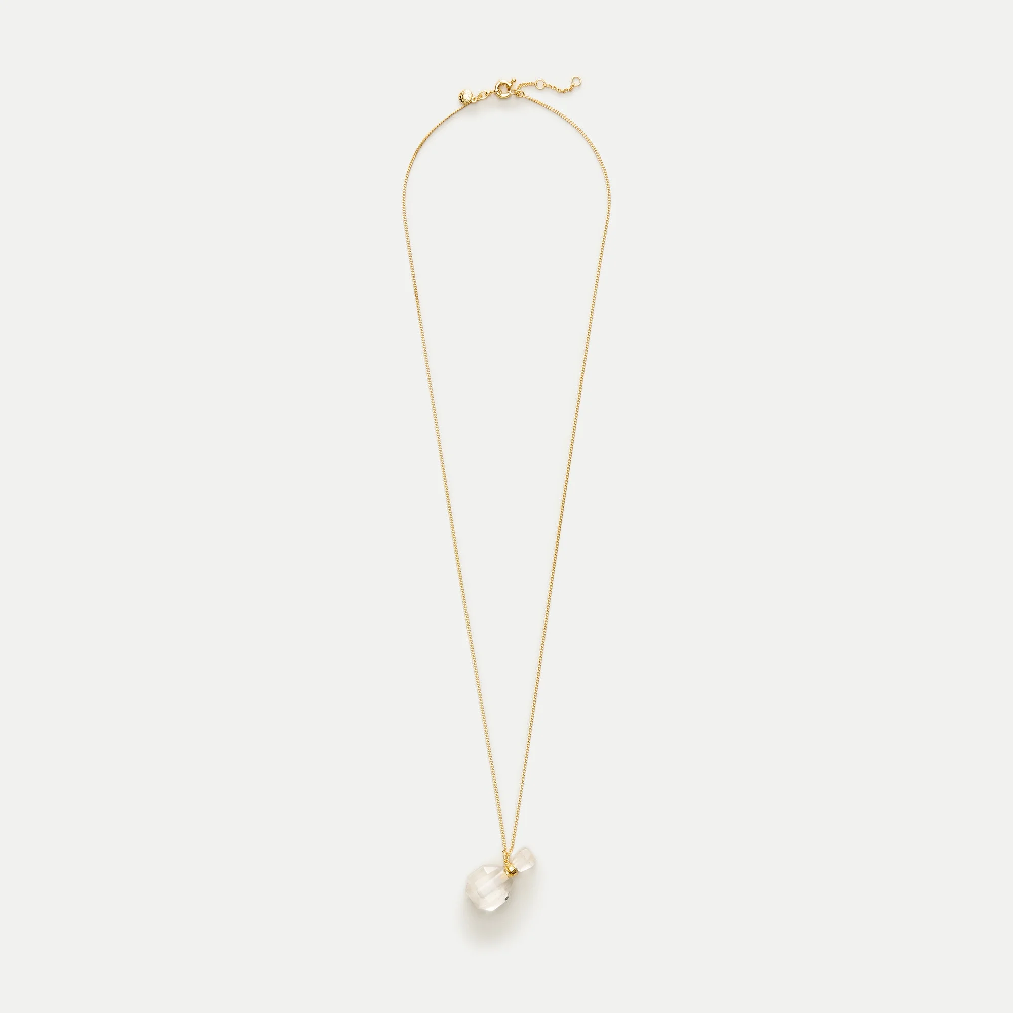 Perfume bottle pendant necklace - 1