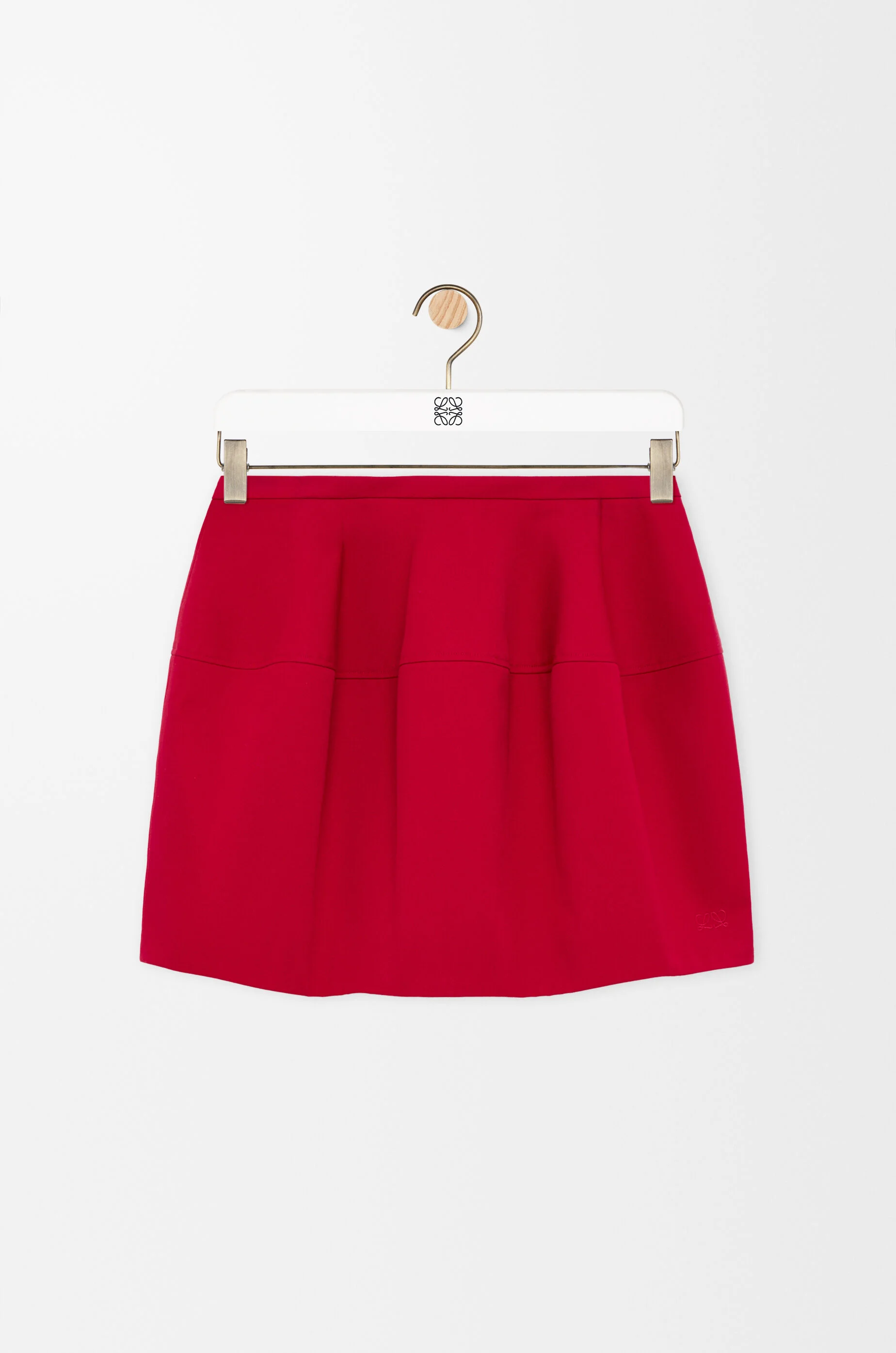 Balloon skirt in cotton and silk - 1