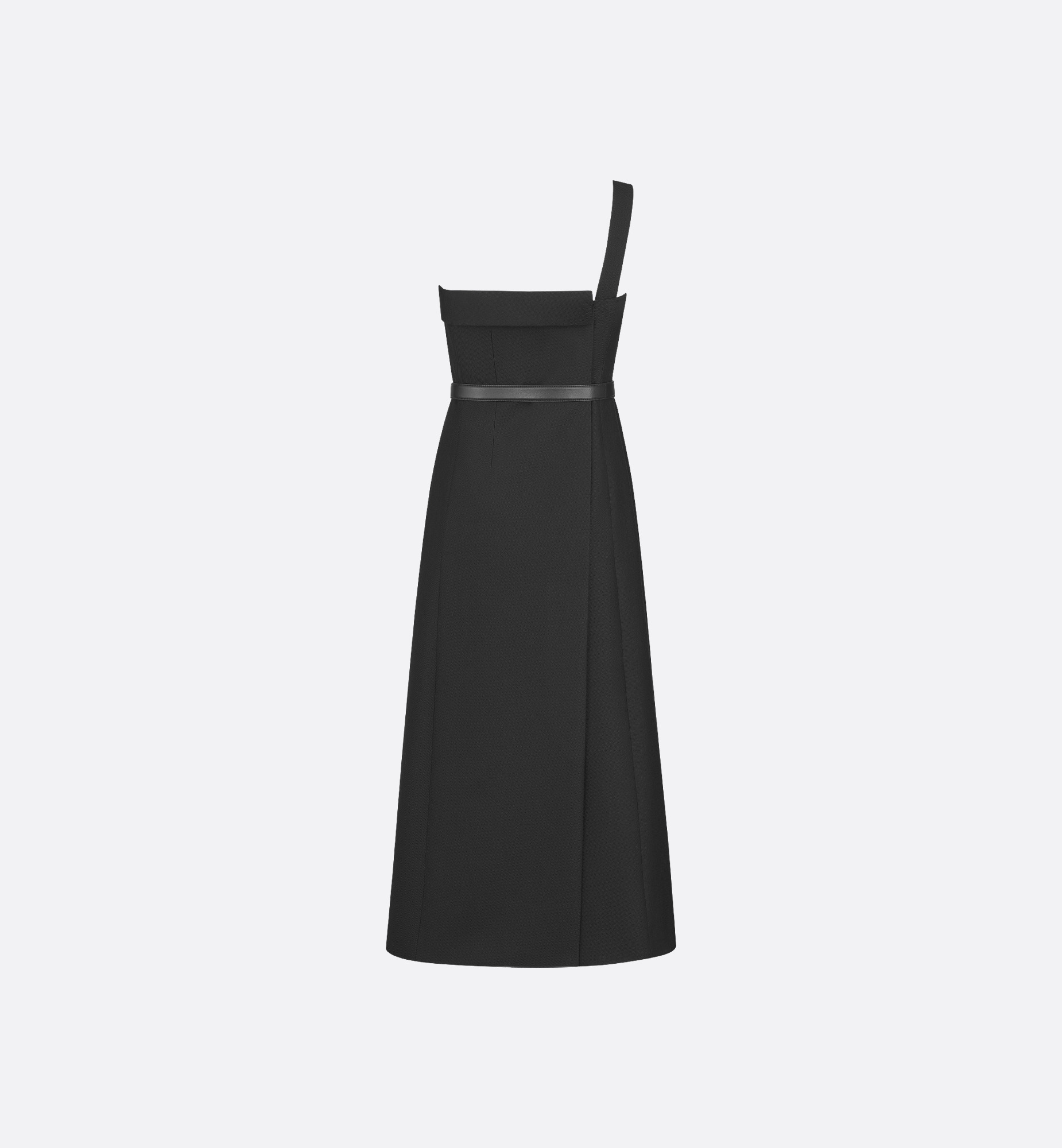 Mid-Length Asymmetric Dress - 2
