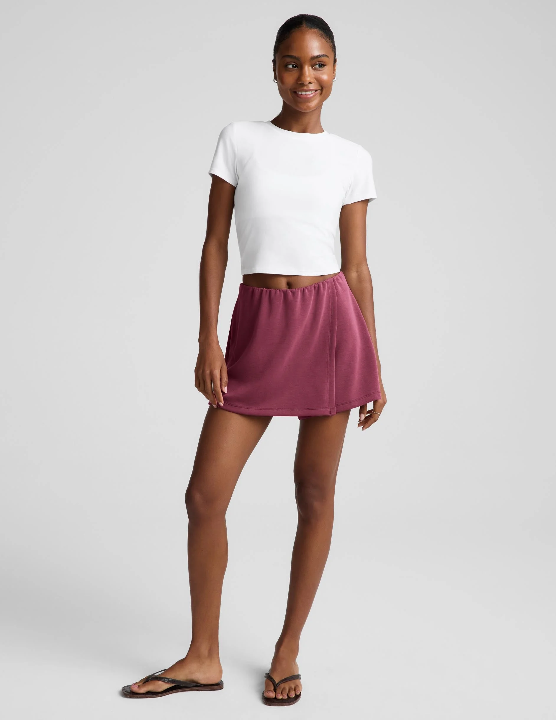 Luxe Sandwash Skort - 1