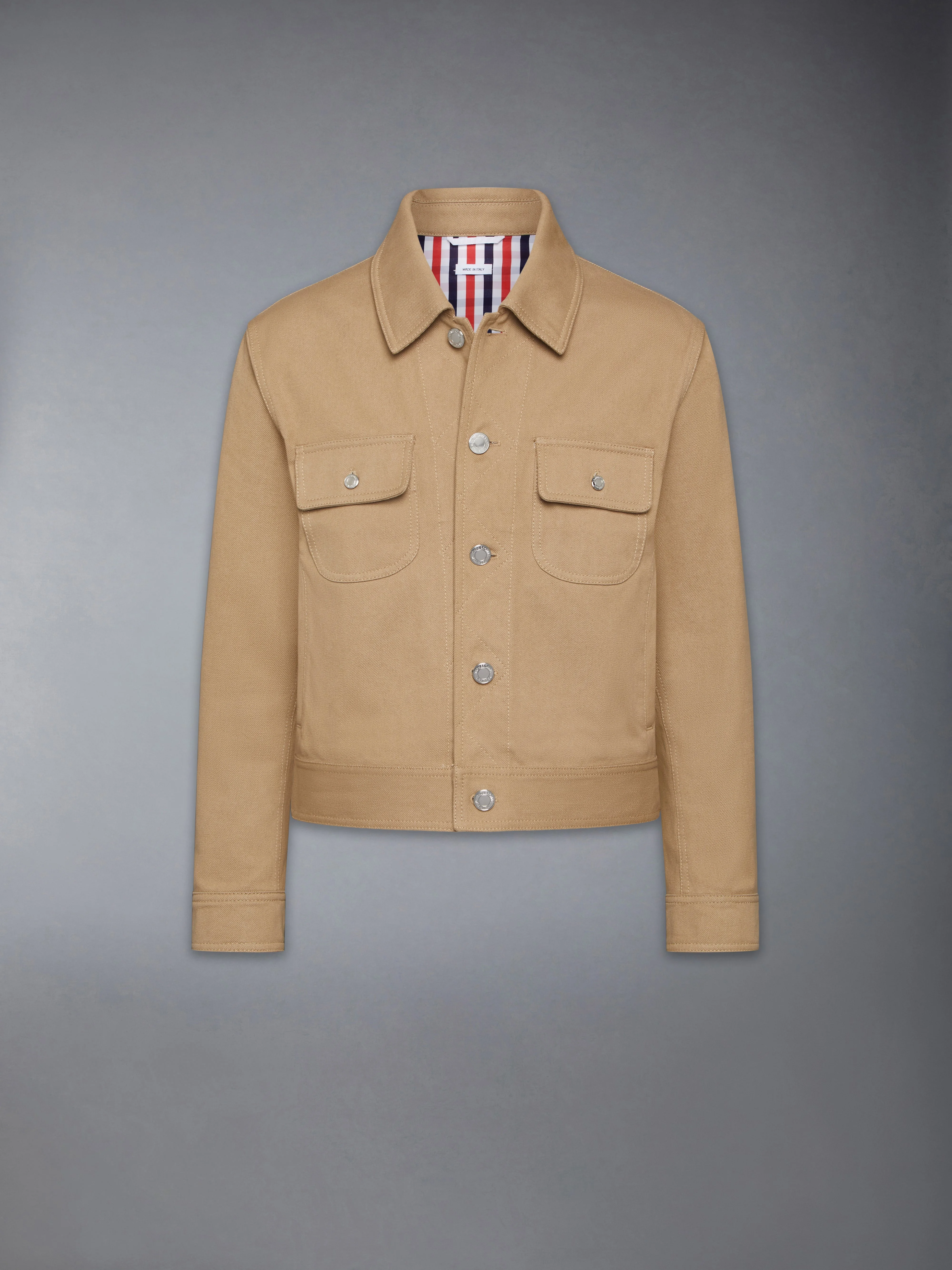 DENIM UTILITY JACKET - 1