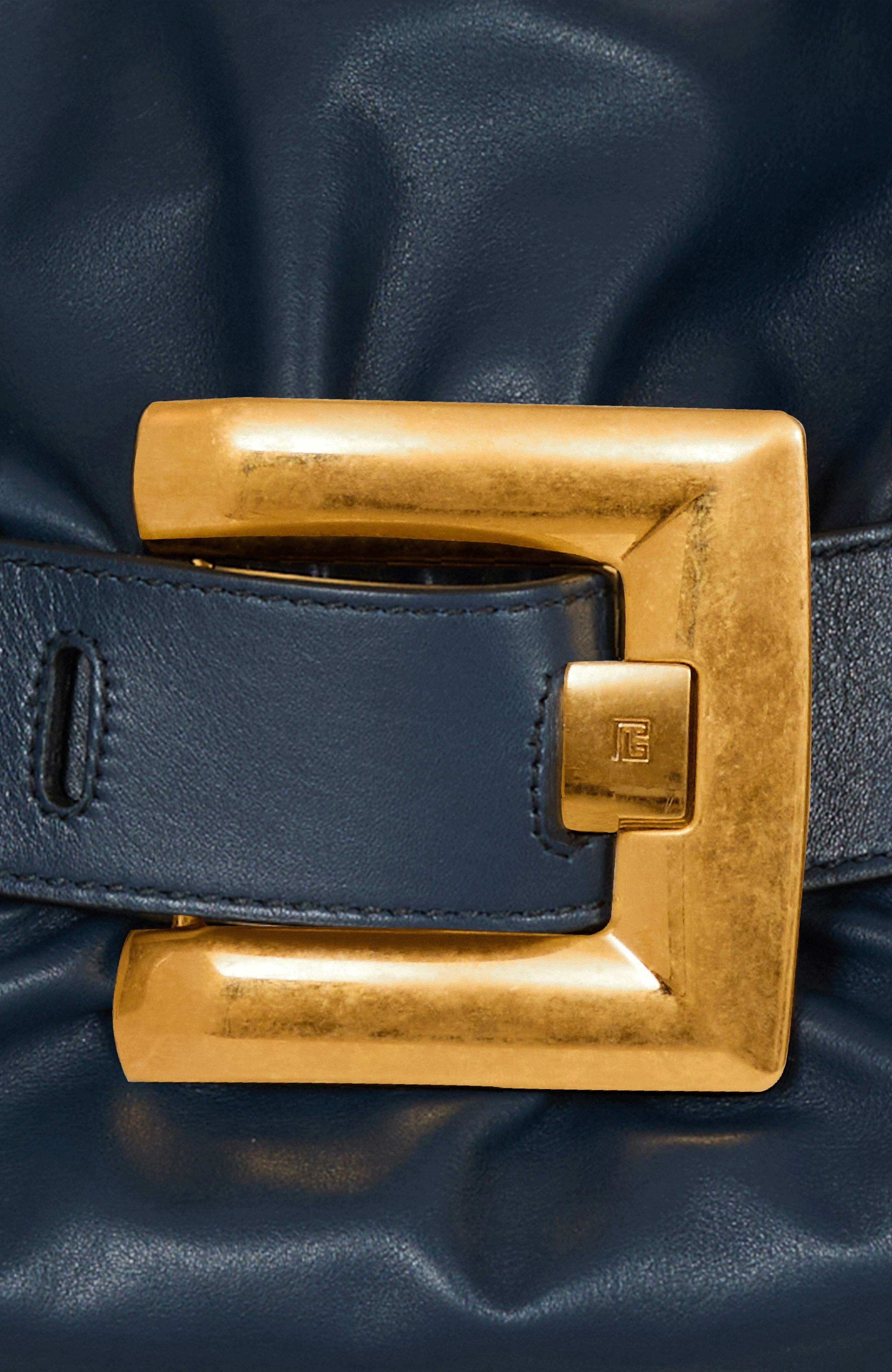 Balmain Medium Anthem Shoulder bag in leather in Blue at Nordstrom - 7
