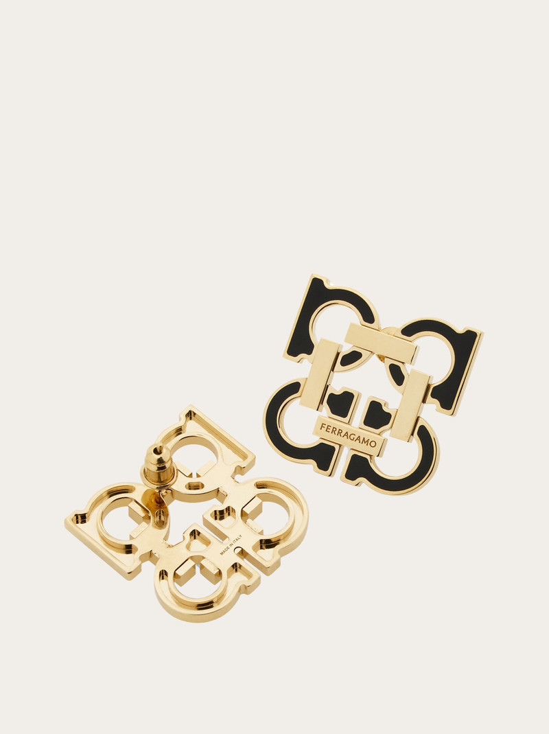 Four Gancini clip on earrings 5